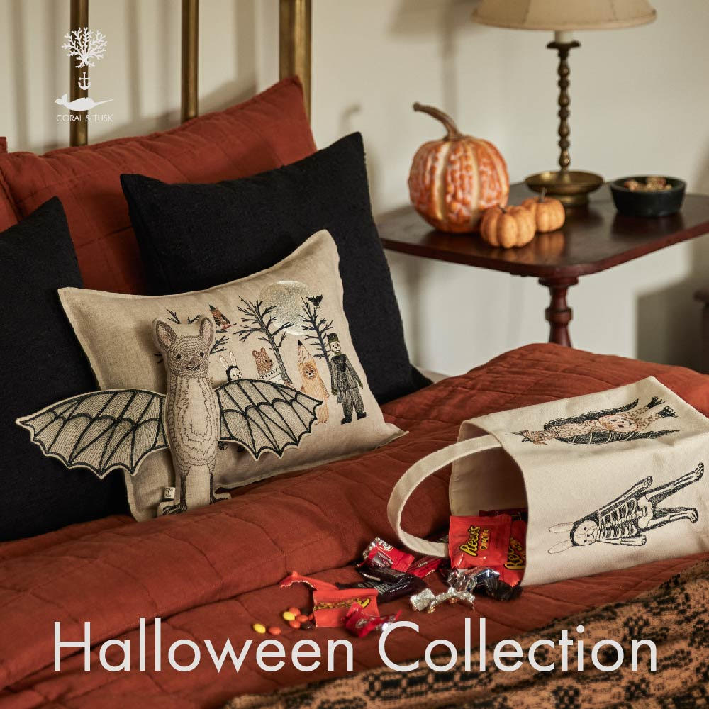 Coral & Tusk クッションカバー ハロウィン コーラルアンドタスク Coral & Tusk クッションカバー ハロウィン コーラルアンドタスク